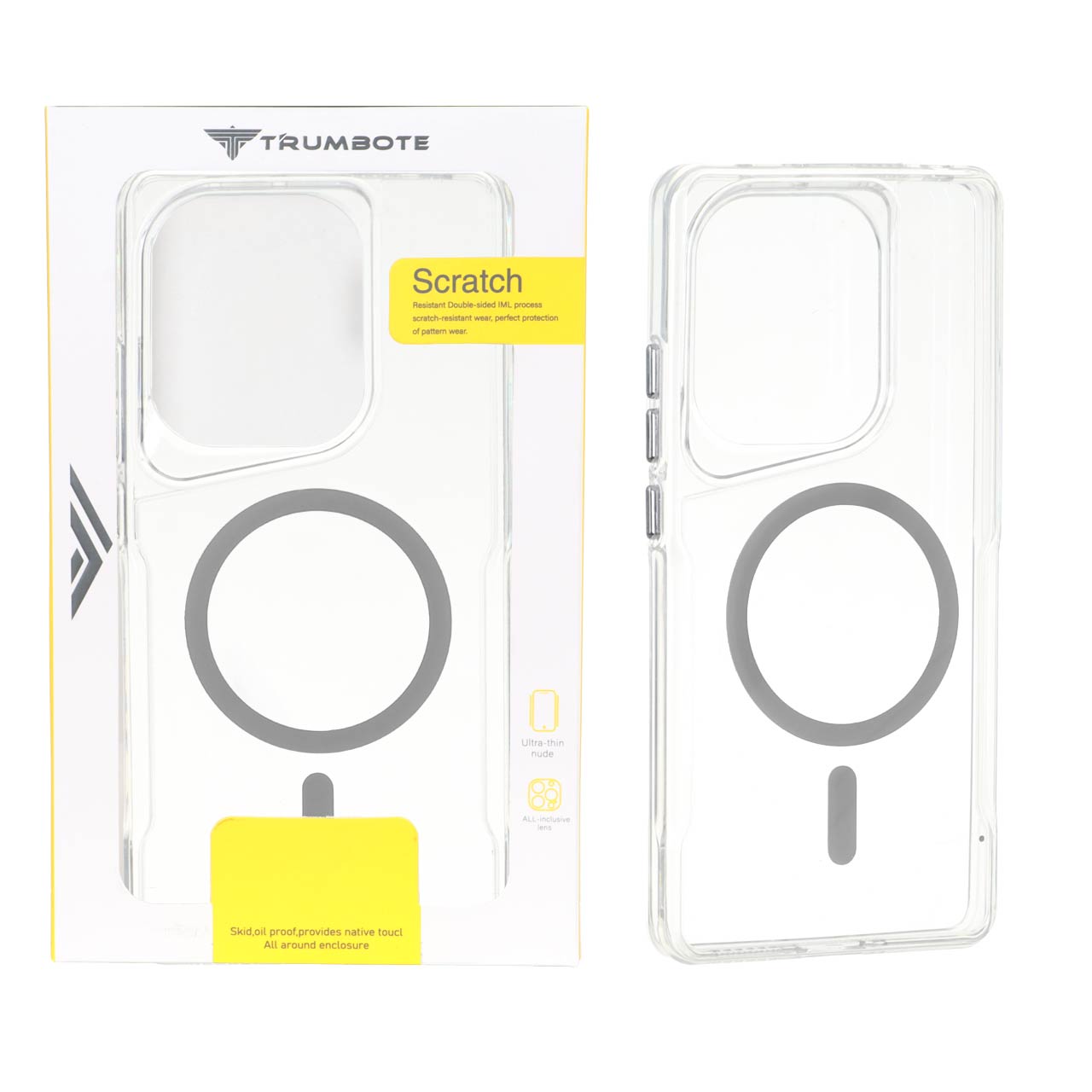 قاب Trumbote NewZone شفاف MagSafe مدل Note 13 4G - خاکستری