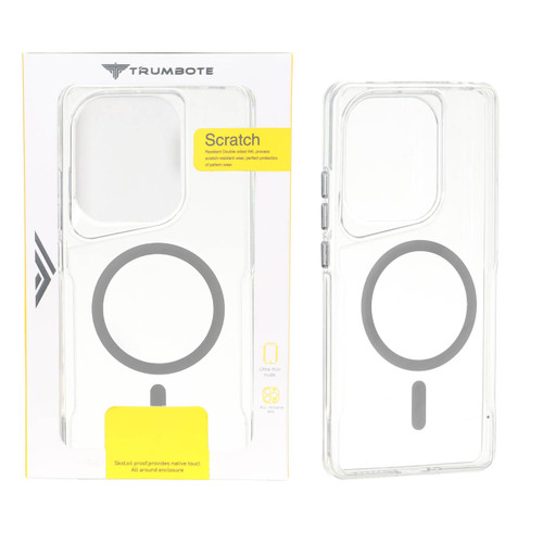 قاب Trumbote NewZone شفاف MagSafe مدل Note 13 4G - خاکستری